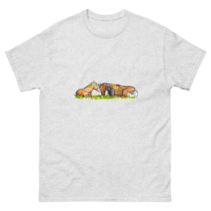 FOAL AND MOTHER - Men's Horses T-Shirt