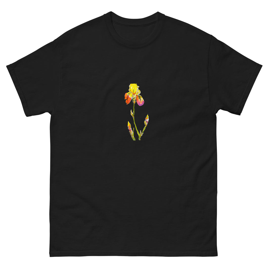 YELLOW IRIS - Men's Floral Iris T-Shirt