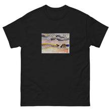 Load image into Gallery viewer, WAITING OUT THE STORM - Men&#39;s Three Horses Under Clouds T-Shirt
