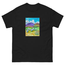 Load image into Gallery viewer, BLUE SKY DAY - Men&#39;s Landscape with Sheep T-Shirt
