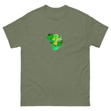 Load image into Gallery viewer, NASTURTIUMS - Men&#39;s Yellow and Green Floral T-Shirt
