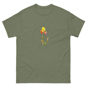 YELLOW IRIS - Men's Floral Iris T-Shirt