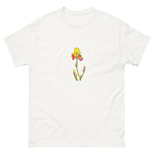 YELLOW IRIS - Men's Floral Iris T-Shirt