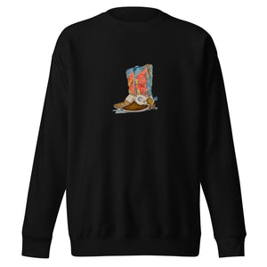 MY BEST BOOTS - Unisex Cowboy Boots Sweatshirt