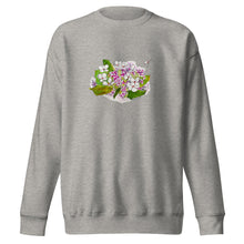 Load image into Gallery viewer, BOUQUET TO GO - Unisex Pink and White Floral Sweatshirt
