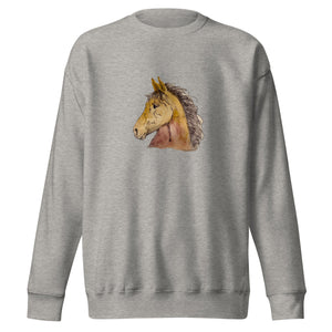 BUCKSKIN BEAUTY - Unisex Brown Horse Sweatshirt