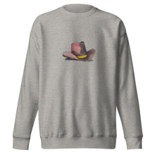 Load image into Gallery viewer, HEART HAT - Unisex Cowboy Hat Sweatshirt
