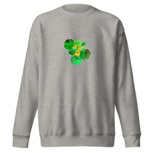 Load image into Gallery viewer, NASTURTIUMS - Unisex Yellow and Green Floral Sweatshirt
