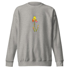 Load image into Gallery viewer, YELLOW IRIS - Unisex Floral Iris Sweatshirt
