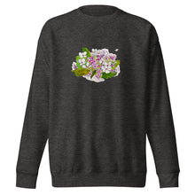 Load image into Gallery viewer, BOUQUET TO GO - Unisex Pink and White Floral Sweatshirt
