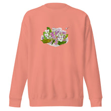 Load image into Gallery viewer, BOUQUET TO GO - Unisex Pink and White Floral Sweatshirt
