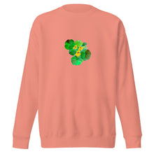 Load image into Gallery viewer, NASTURTIUMS - Unisex Yellow and Green Floral Sweatshirt
