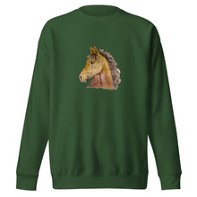 Load image into Gallery viewer, BUCKSKIN BEAUTY - Unisex Brown Horse Sweatshirt
