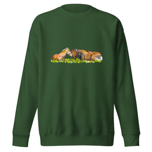 FOAL AND MOTHER - Unisex Horses Sweatshirt