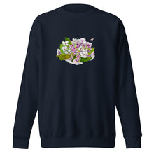 Load image into Gallery viewer, BOUQUET TO GO - Unisex Pink and White Floral Sweatshirt
