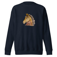 Load image into Gallery viewer, BUCKSKIN BEAUTY - Unisex Brown Horse Sweatshirt
