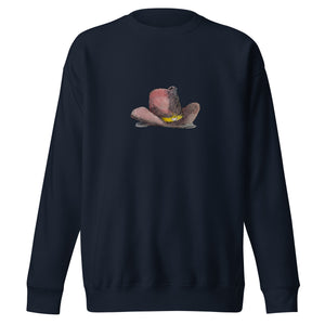 HEART HAT - Unisex Cowboy Hat Sweatshirt