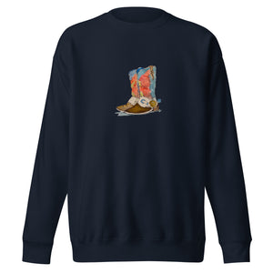 MY BEST BOOTS - Unisex Cowboy Boots Sweatshirt