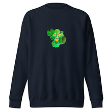 Load image into Gallery viewer, NASTURTIUMS - Unisex Yellow and Green Floral Sweatshirt
