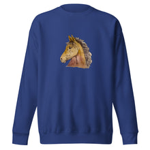 Load image into Gallery viewer, BUCKSKIN BEAUTY - Unisex Brown Horse Sweatshirt
