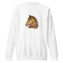 Load image into Gallery viewer, BUCKSKIN BEAUTY - Unisex Brown Horse Sweatshirt
