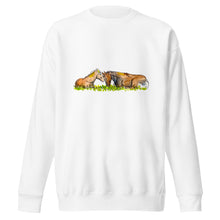 Load image into Gallery viewer, FOAL AND MOTHER - Unisex Horses Sweatshirt
