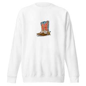 MY BEST BOOTS - Unisex Cowboy Boots Sweatshirt