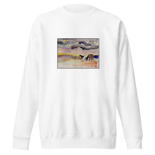 Load image into Gallery viewer, WAITING OUT THE STORM - Unisex Three Horses Under Clouds Sweatshirt
