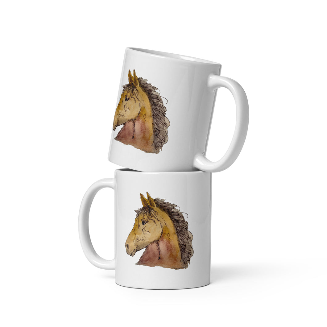 BUCKSKIN BEAUTY - Brown Horse Mug