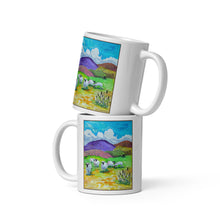 Load image into Gallery viewer, BLUE SKY DAY - Landscape with Sheep Mug
