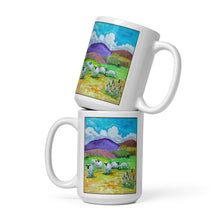 Load image into Gallery viewer, BLUE SKY DAY - Landscape with Sheep Mug
