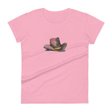Load image into Gallery viewer, HEART HAT - Women&#39;s Cowboy Hat T-Shirt
