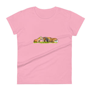 FOAL AND MOTHER - Women's Horses T-Shirt