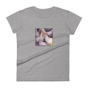 LAVENDER ORPINGTONS - Women's Chicken T-Shirt