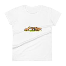 Load image into Gallery viewer, FOAL AND MOTHER - Women&#39;s Horses T-Shirt
