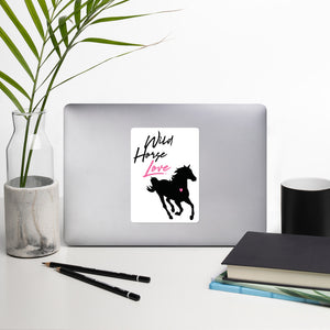 Wild Horse Love Bubble-free stickers