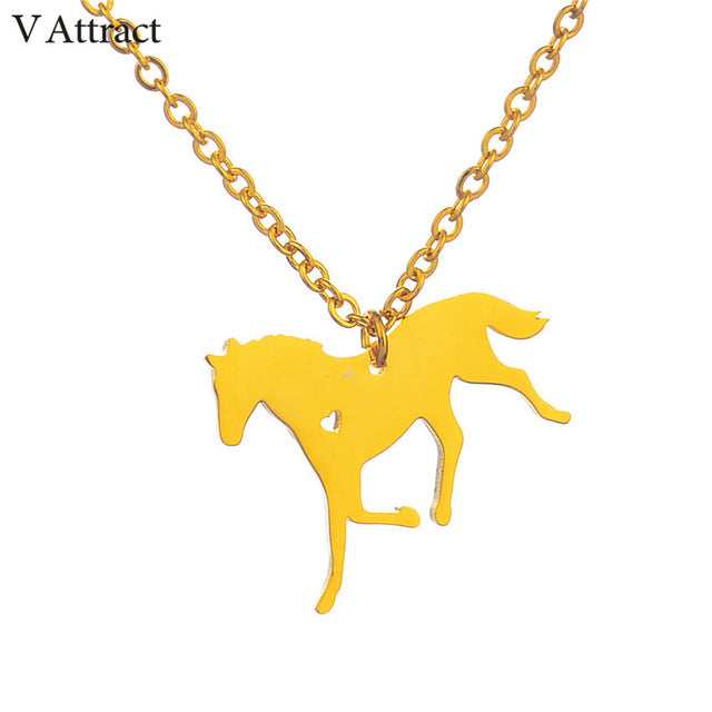 Wild Horse Love Necklace